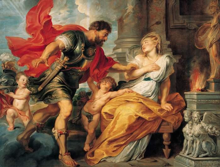 Peter Paul Rubens Marte e Rea Silvia oil painting image